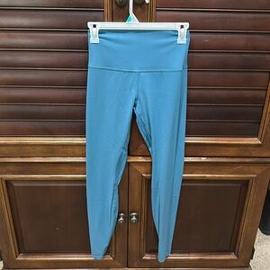 Blue lululemon leggings size 6